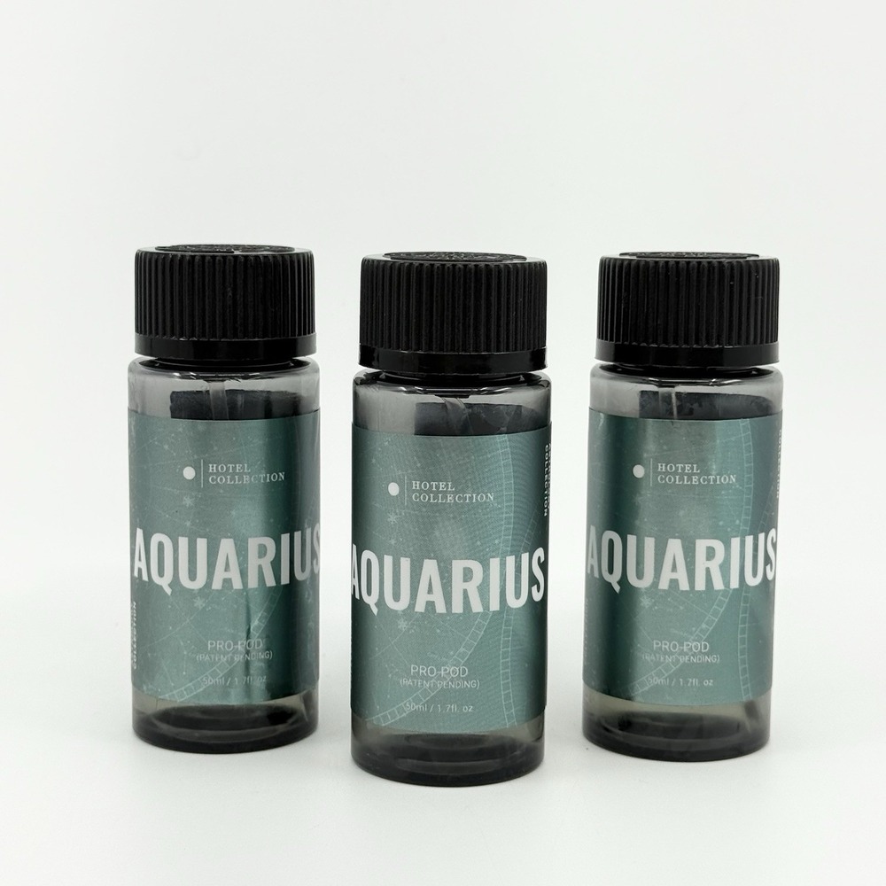 Hotel Collection Pro Pod 3 Pack Set Aquarius 50ml Pods Sealed New Fragrance Oil